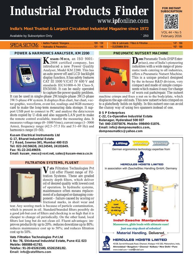 Industrial Products Finder