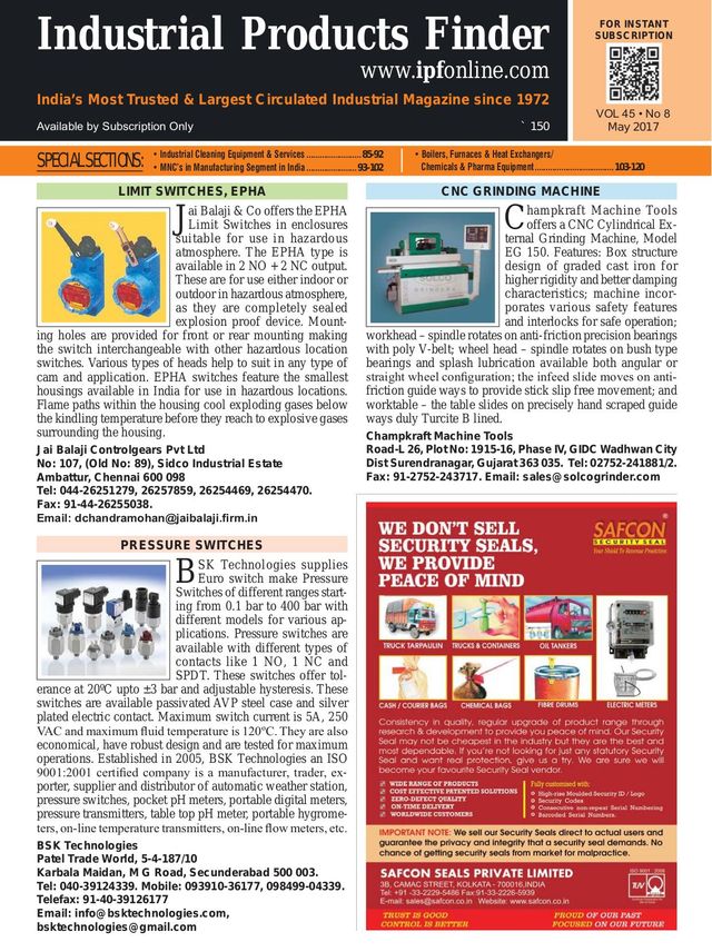 Industrial Products Finder