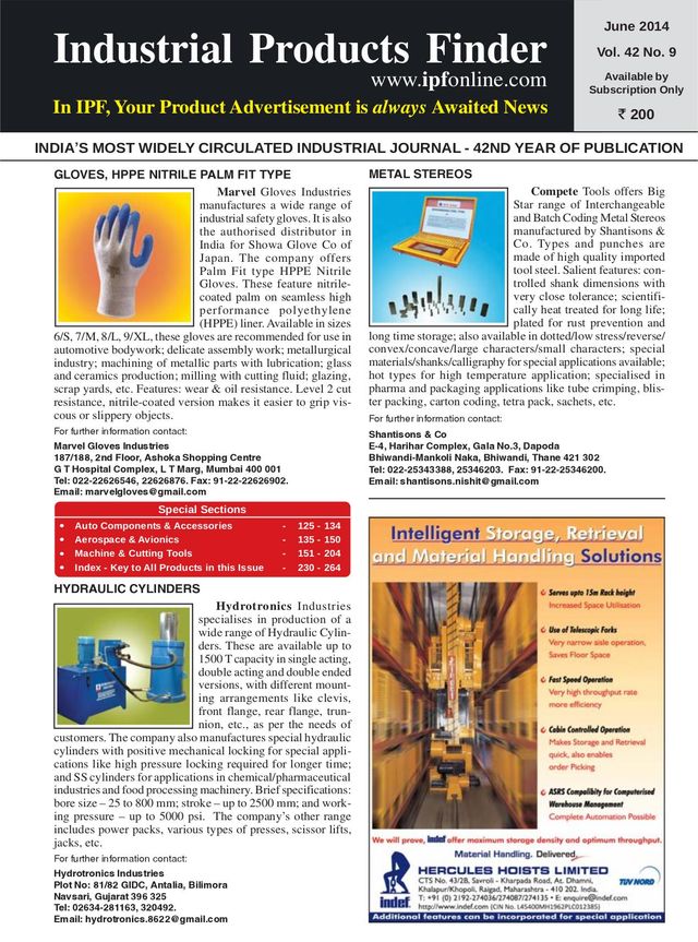 Industrial Products Finder