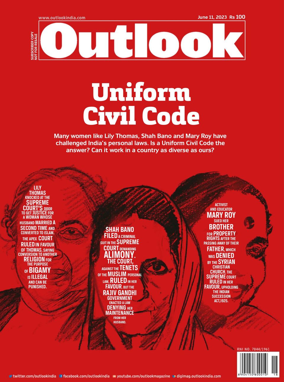 OutlookJune 11, 2023 Magazine Get your Digital Subscription
