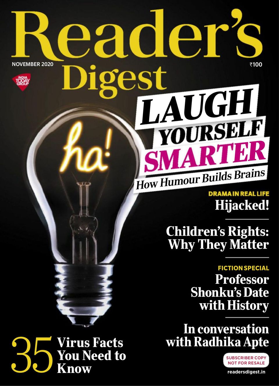 Get digital access to Reader's Digest India - November 2020 issue ...